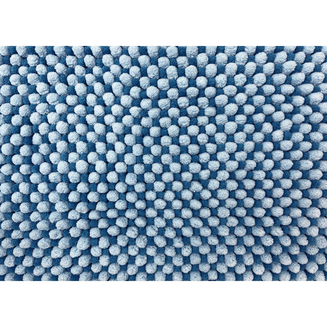 Tappeto Bagno Doccia Antiscivolo Super Assorbente Modello Dots Cielo