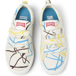 CAMPER Runner Four Twins - Sneaker Bianco Bambino Unisex