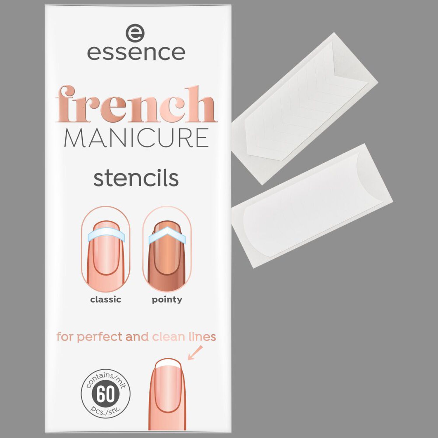 French Manicure Stencils - Pochoirs Pour French Manucure