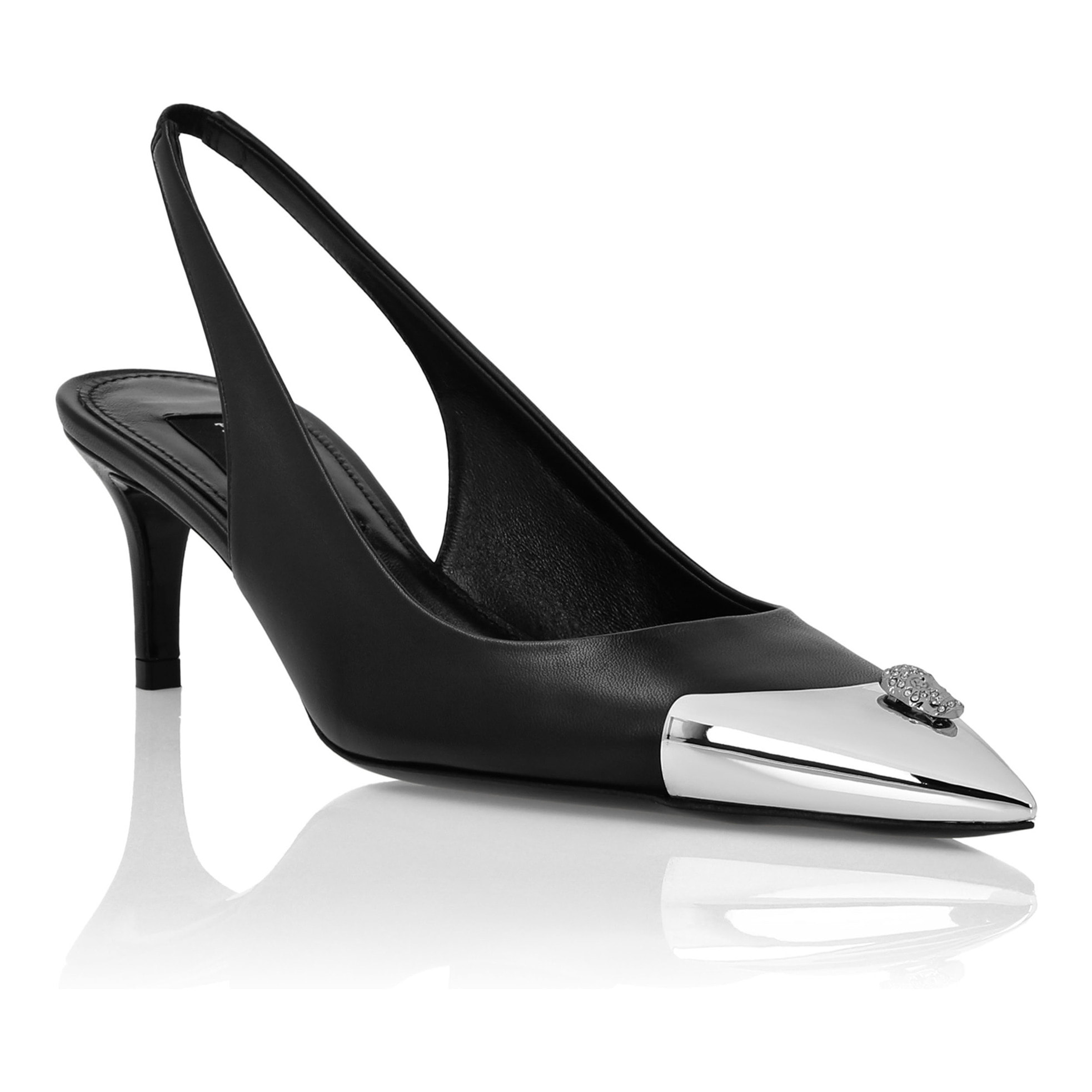 PHILIPP PLEIN Slingback shoes SKULL