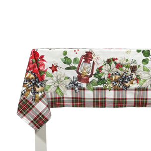 NOÃ‹L RIBBON - Nappe de NoÃ«l 100% coton