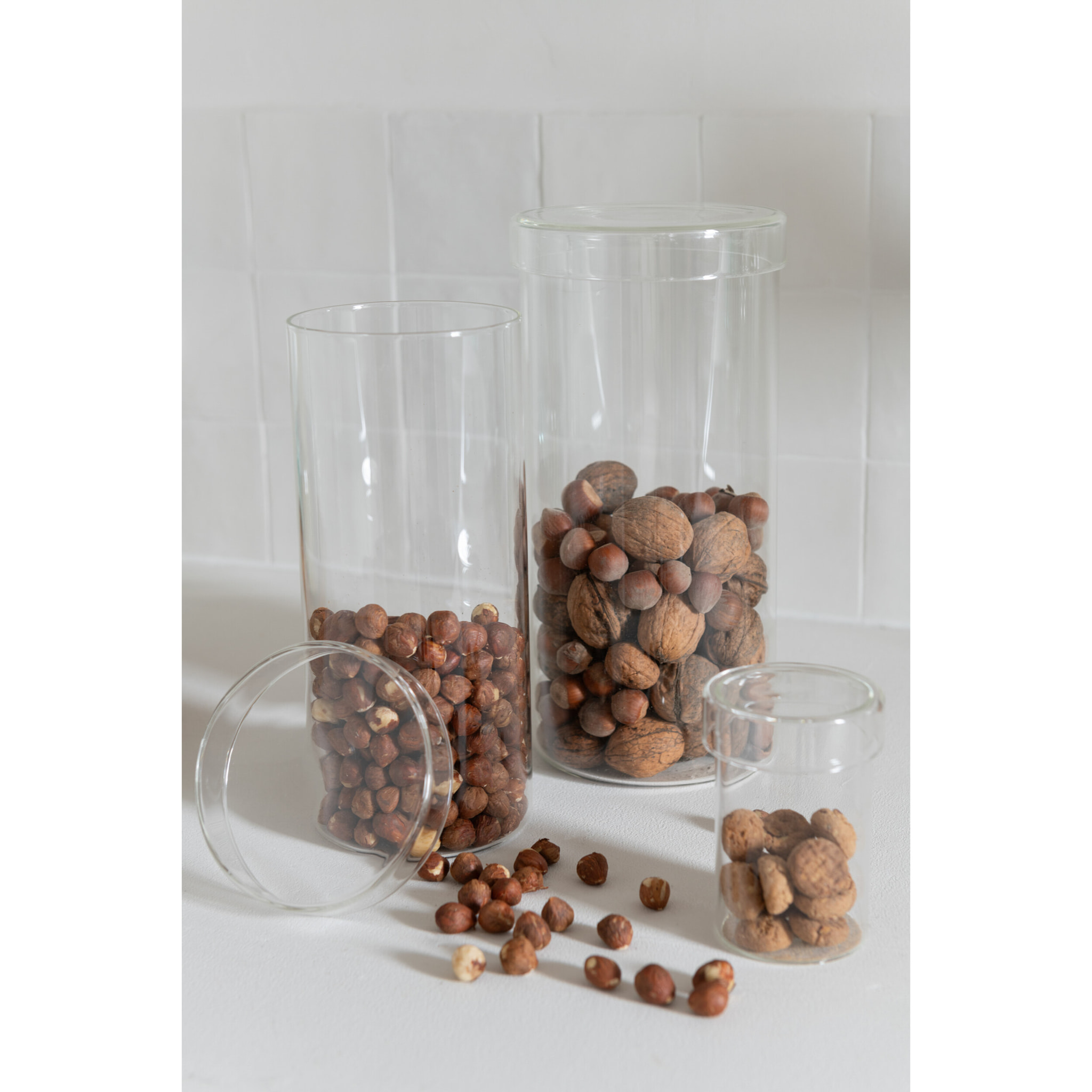 J-Line pot de conversation Lisa - verre - transparent - large