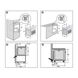 Four encastrable BRANDT BOP7534B