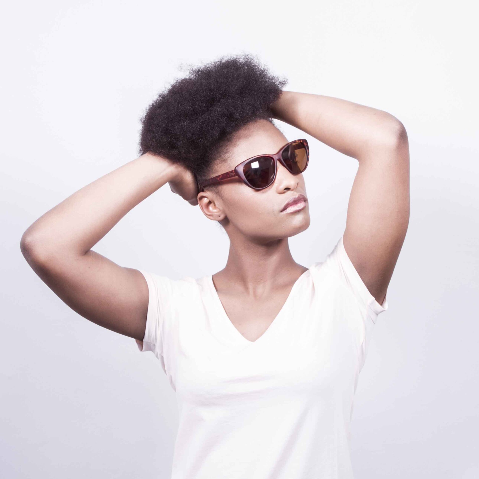 Gafas de sol PALO ALTO ZURRIOLOA - Demi naranja marrón / Ahumada