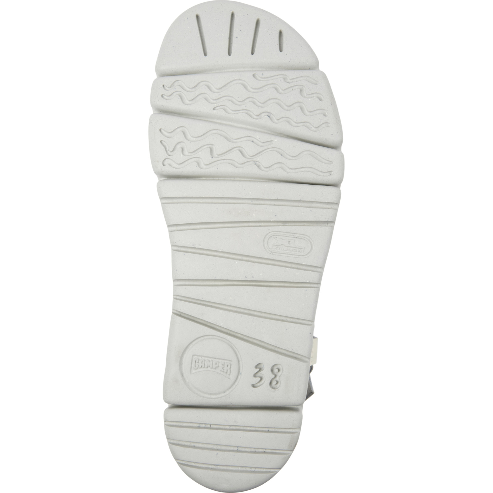 Sandalias - CAMPER Oruga Up - Blanco - Cuero liso
