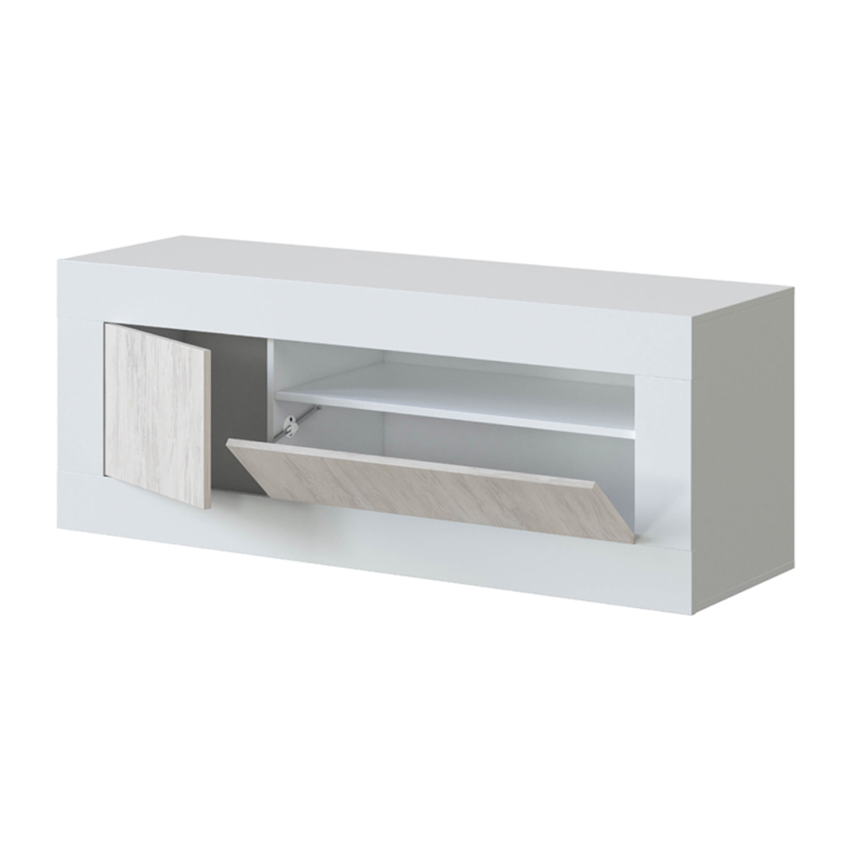 Mueble Tv 3 Puertas 53x139x42 Cm Blanco Artik
