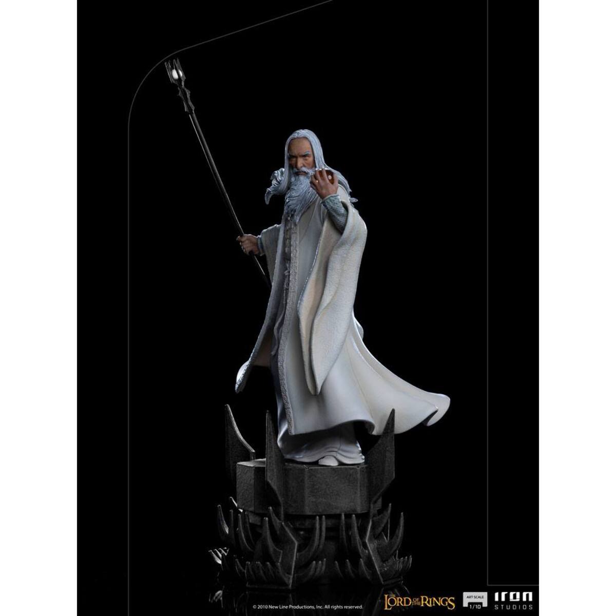 Il Signore Degli Anelli Statua Saruman Scala 1/10 29 Cm Iron Studios