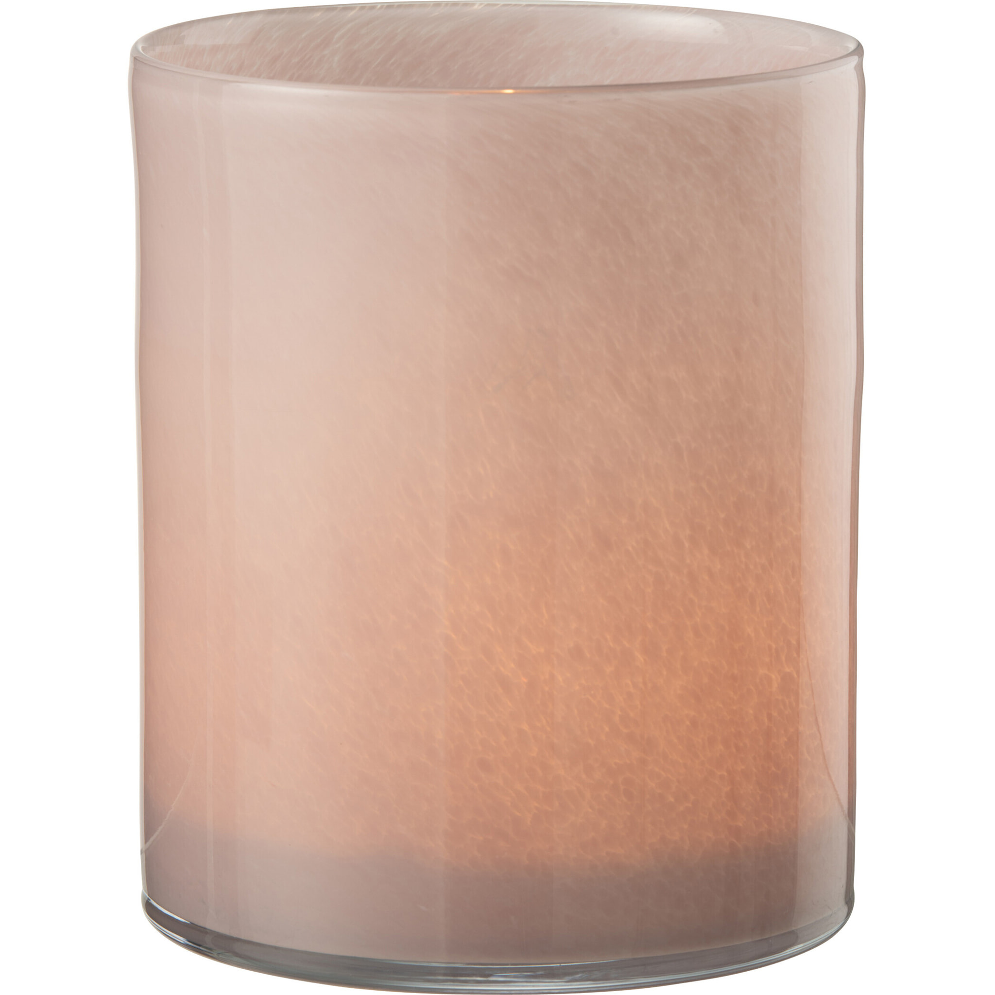 J-Line photophore Jade - verre - rose - large