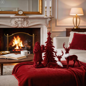 Albero velluto - Pezzi 1 - ROSSO - Bianchi Dino SpA