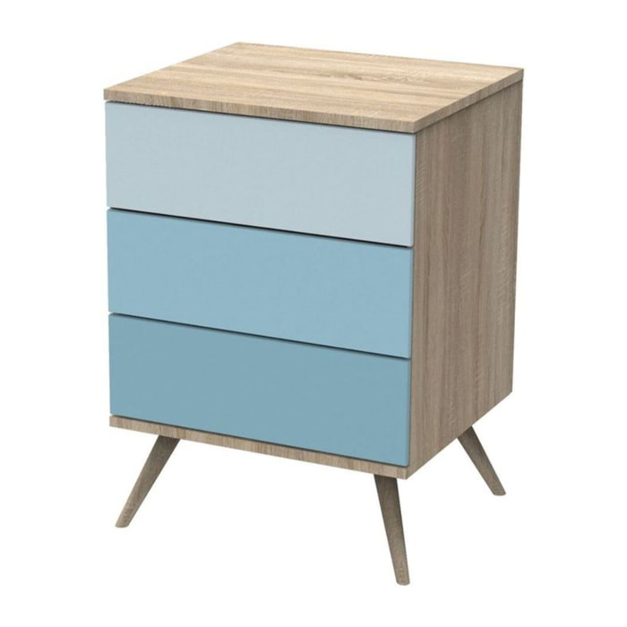 Commode 3 tiroirs en bois