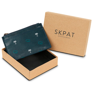 Monedero Piel Hombre Skpat Dundee Azul Marino