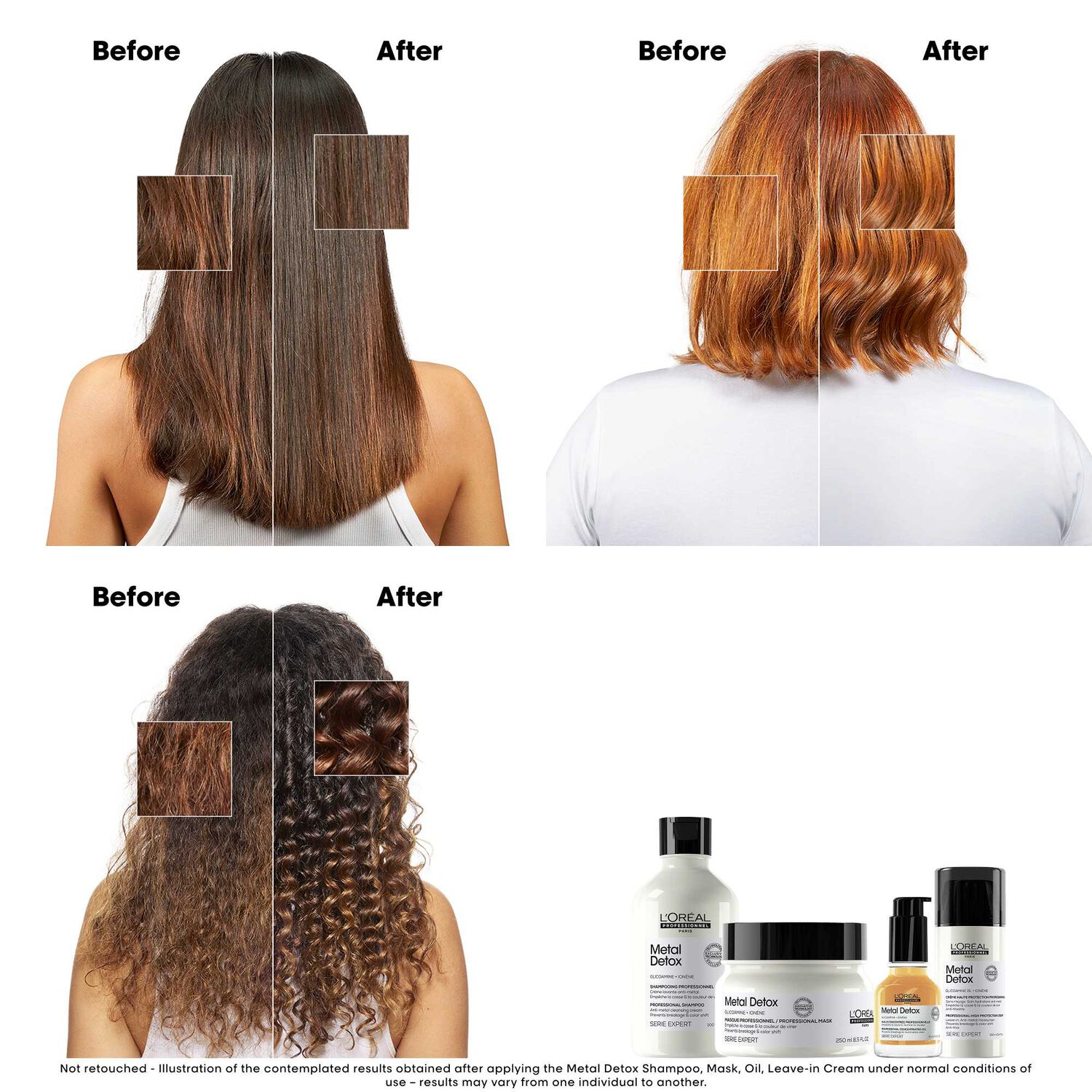 Metal Detox - Coffret Duo Metal Detox Shampooing 100 ml + Masque 75 ml