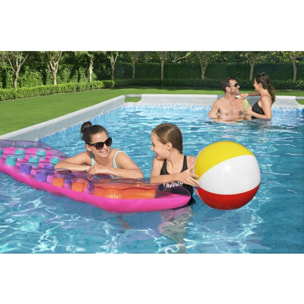 Bestway Piscine hors sol - Rectangulaire - Power Steel - Gris clair - 640 x 274 x 132 cm - Filtre à sable