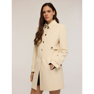 Motivi - Cappotto leggero monopetto - Beige