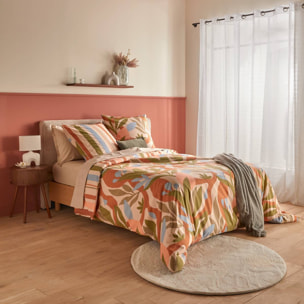 Parure de lit Ludia 220x240cm marron