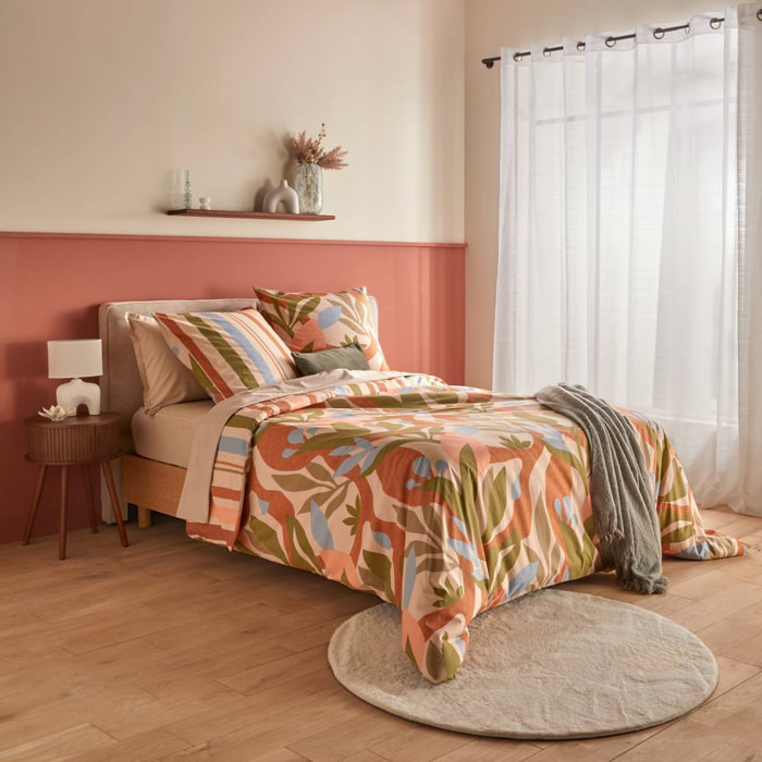 Parure de lit Ludia 220x240cm marron