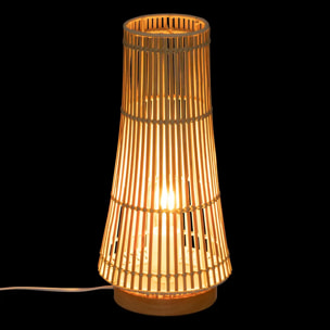 Lampe "Mahe" H38cm beige