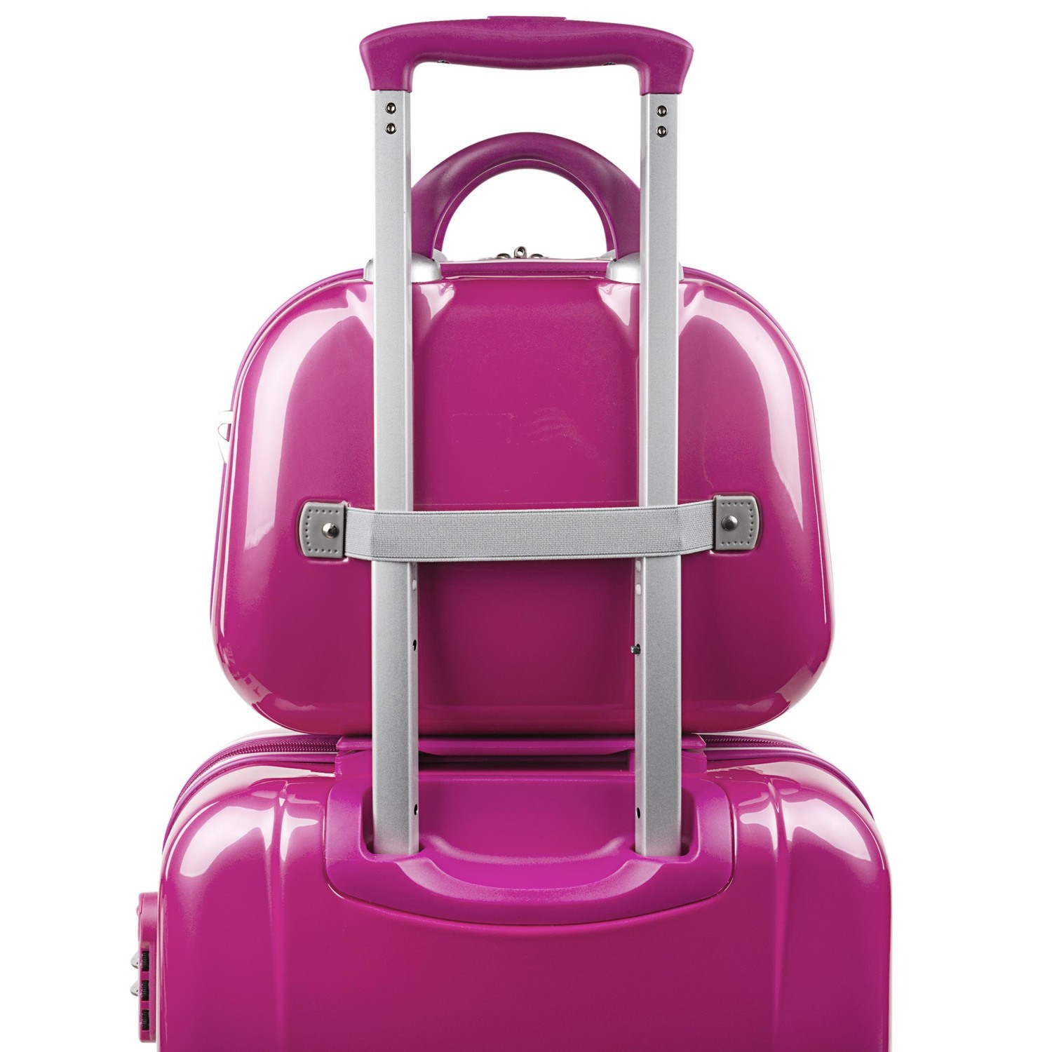 Juego De Maletas Pc Itaca Base Fucsia Fucsia Unicornios