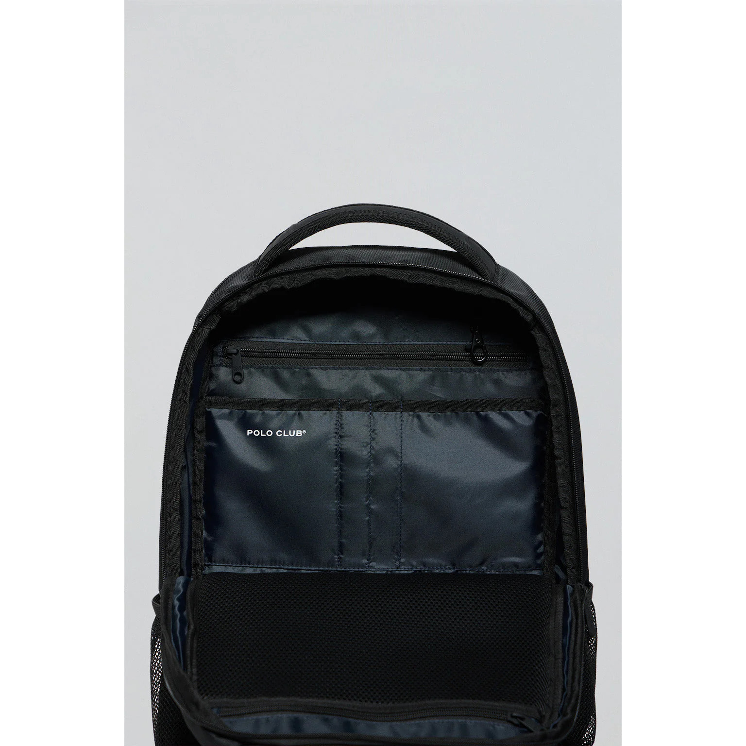 Zaino Harlem nero con particolari Polo Club