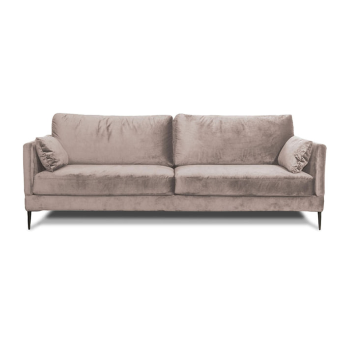 Canapé Velours droit Splendido - 3 Places