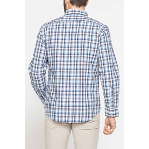 CAMICIA BUTTON-DOWN CON MANICA LUNGA E TASCHINO