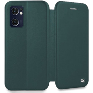 Etui IBROZ Oppo Find X5 Lite Etui Cuir Kaki