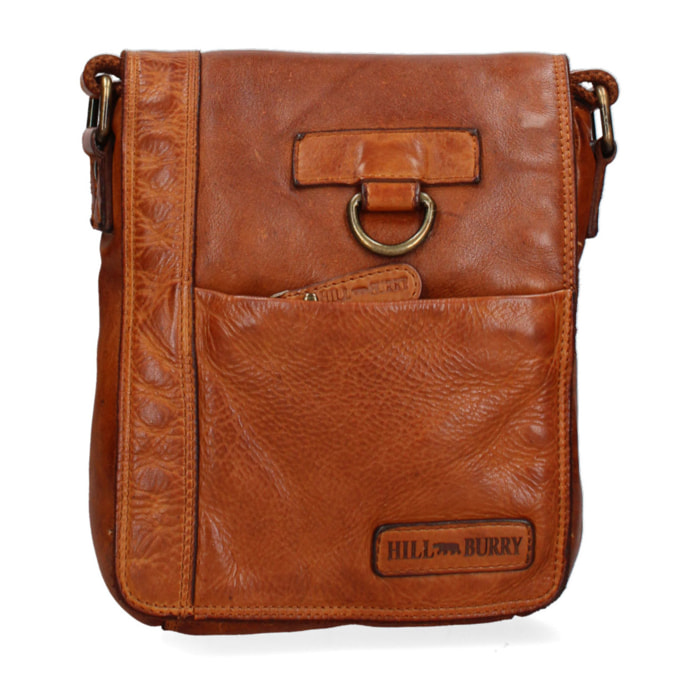 Borsa a tracolla  da uomo In Vera pelle Made in Italy 20x25x6 cm