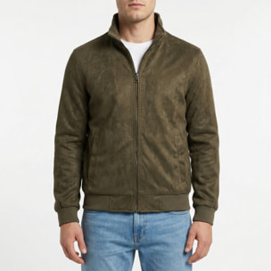 Giubbino polo ecosuede