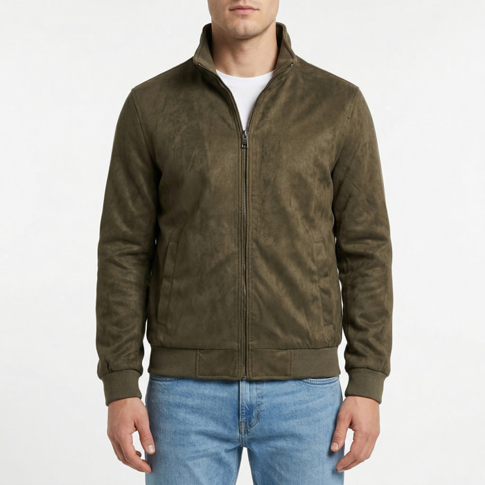 Giubbino polo ecosuede