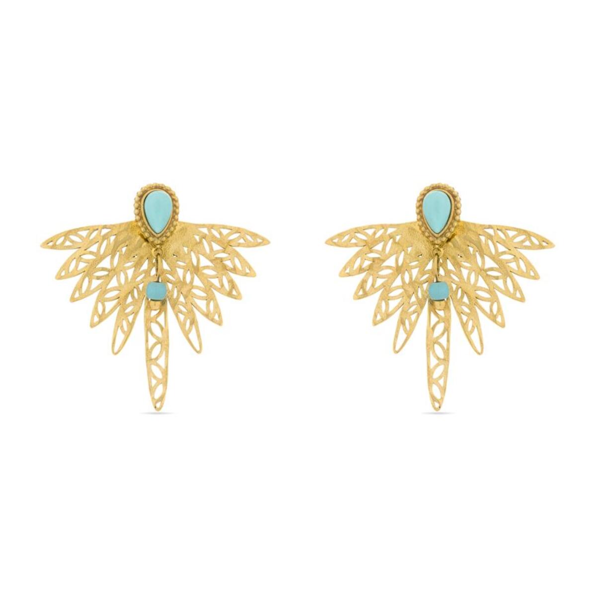 Pendientes Lux by Lux acabadoss oro 18k
