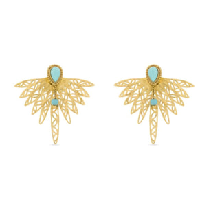 Pendientes Lux by Lux acabadoss oro 18k
