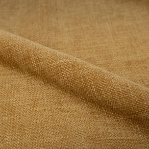 Lot de 2 chaises en tissu texturé jaune moutarde - Karl