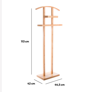 Valet 113 cm Bambou