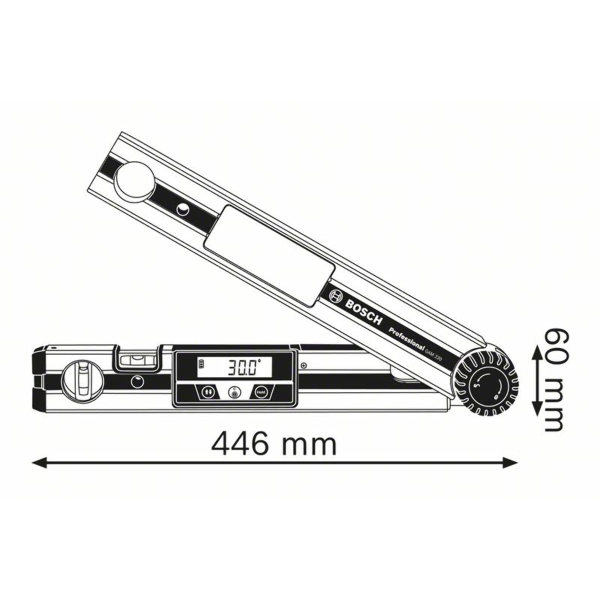 Mesureur d'angles BOSCH GAM 220 - 0601076500