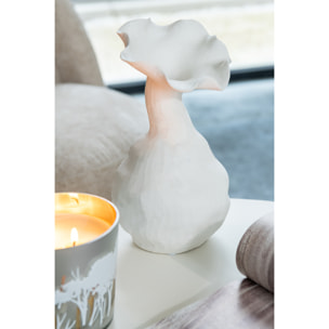 J-Line vase Helix - céramique - blanc - large