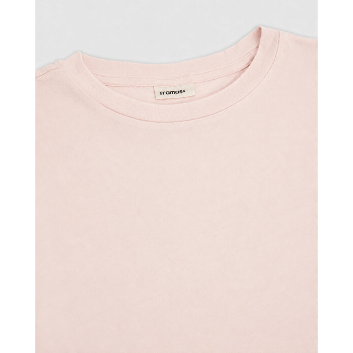 Pijama largo viscosa rosa palo