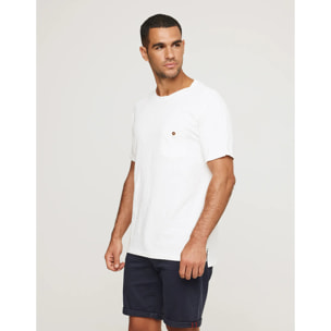 Camiseta Manga Corta Blanco - Button