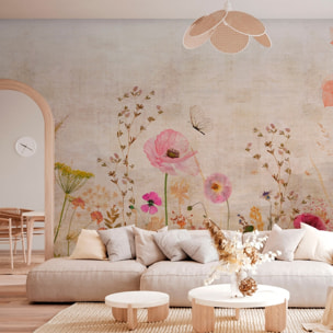 Papier peint panoramique Manosque - Un décor mural de 10 lés (480x270cm), créé et fabriqué en France