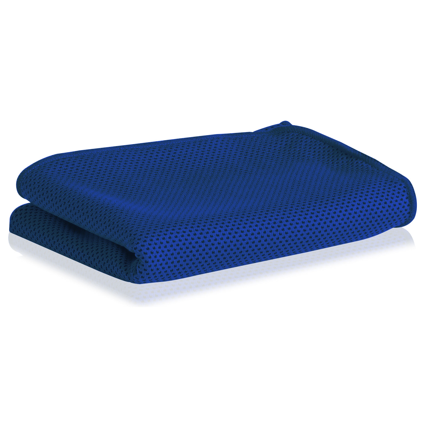 Asciugamano Rikat di 90x30cm in materiale refrigerante SoftCool Extreme con protezione UV50. Di 160g/m2. Custodia di trasporto con manico e moschettone.