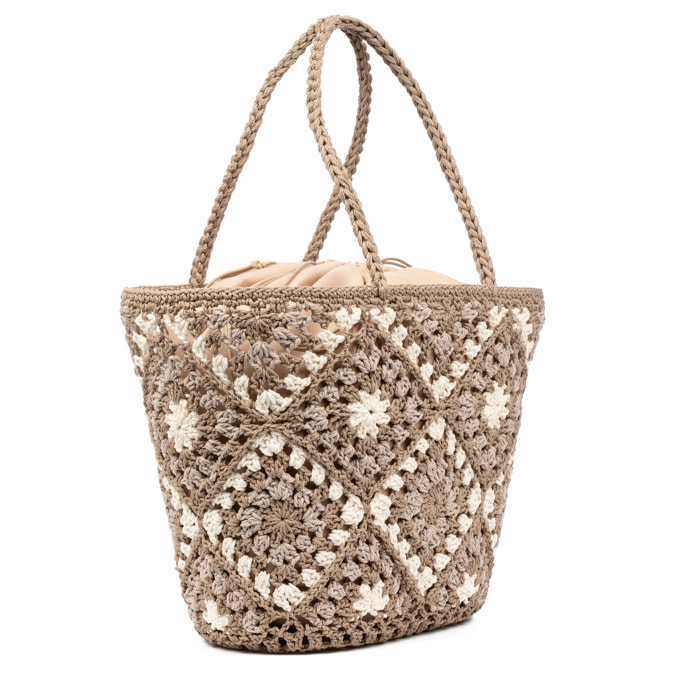 Zenson borsa a spalla donna. Realizzata in cotone.