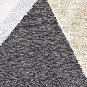 Tapis salon et chambre tissé en viscose motif scandinave SEHI