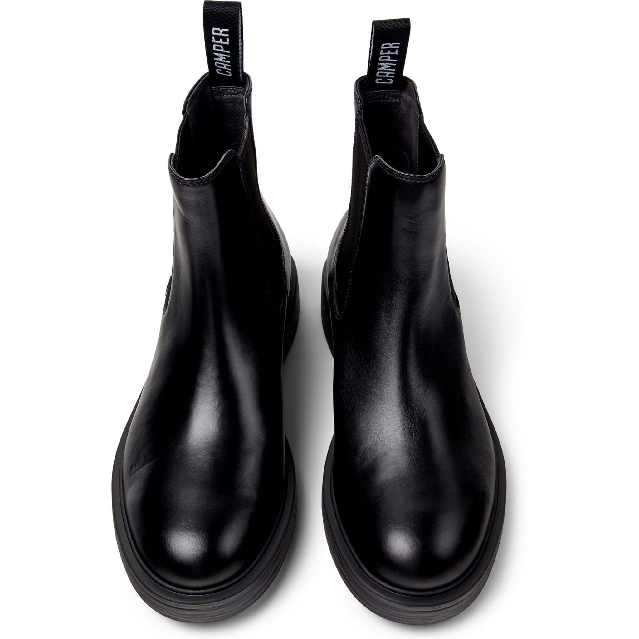 Botines - CAMPER Dean - Negro - Cuero liso