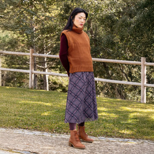 Botines con tacón N5660S SOFT NAPPA BLACK / TICINO color Black