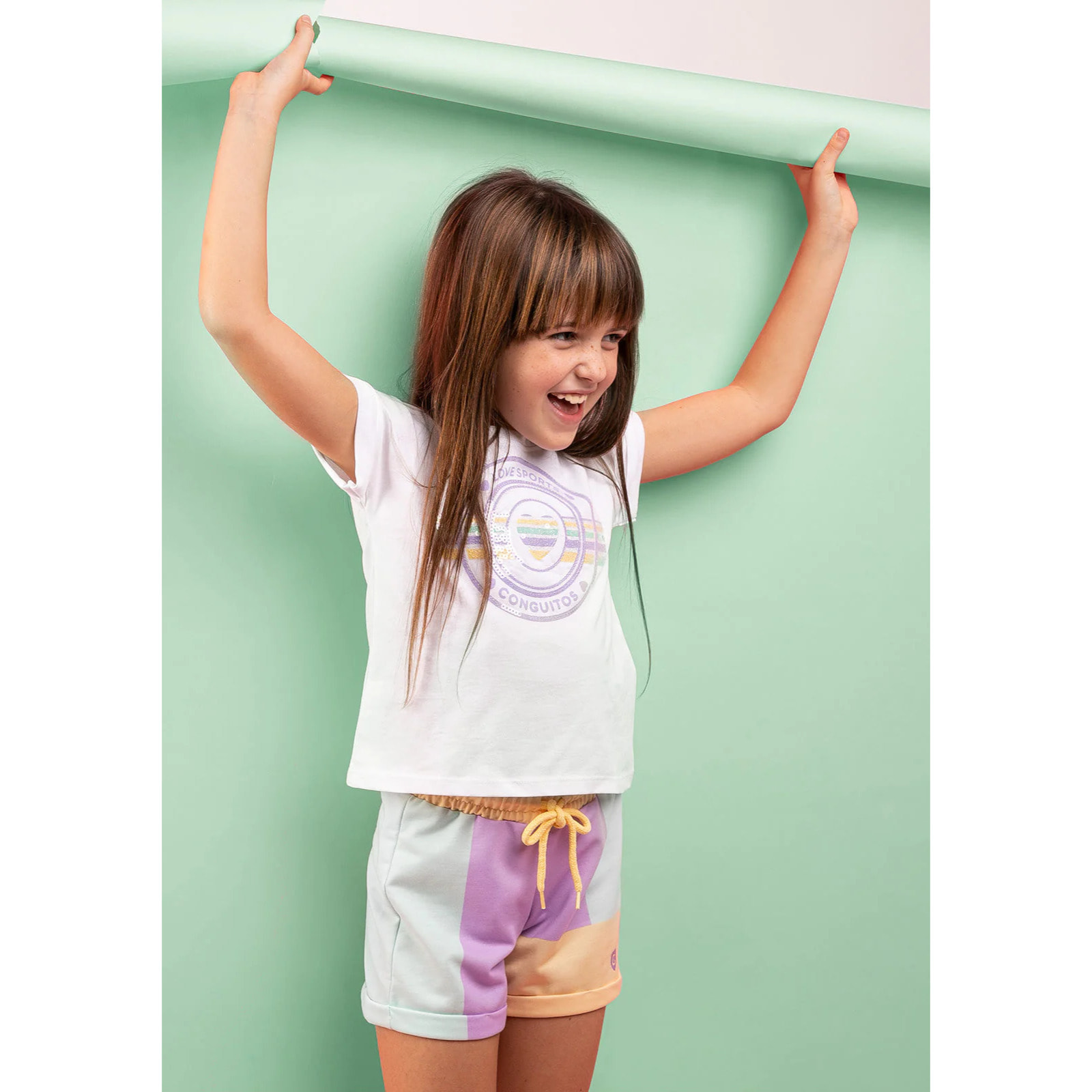 Conguitos - T-shirt a maniche corte casual stampata