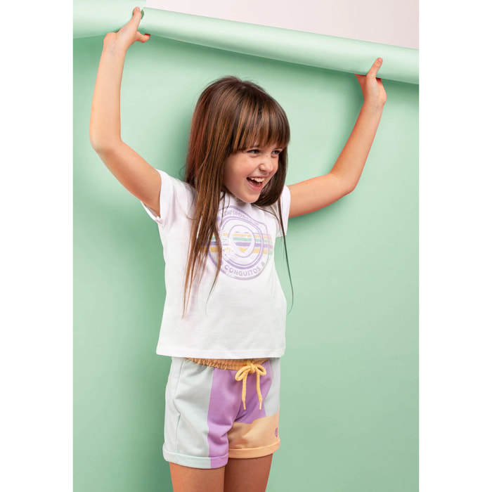 Conguitos - T-shirt a maniche corte casual stampata