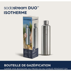 Bouteille SODASTREAM 0.8L Métal DUO Isotherme