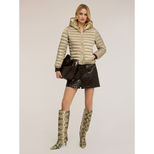 Motivi - Piumino lightweight con cappuccio - Beige