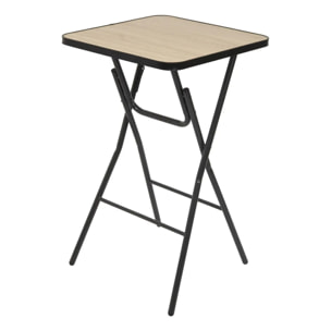 Table de bar pliante Flexy Plus noir