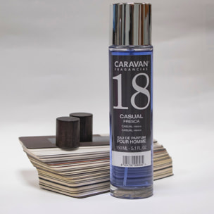 Caravan fragancias - caja de regalo con 2 perfumes nº18 de 150 ml, para hombre