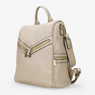 Mochila antirrobo beige